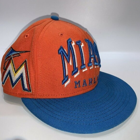 Miami Marlins MLB New Era 9Fifty Strapback Cap Hat - Picture 6 of 8